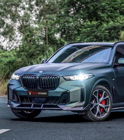 BMW X5 s/x Drive 40i & xDrive 50e (With M-Package, does not fit base model) & M60i G05 LCI 2024-ON with Aftermarket Parts - Front Lip Dry Pre-preg Carbon Fiber from TAKD Carbon