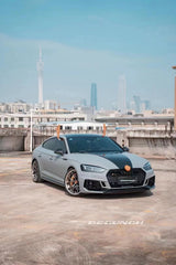 Audi RS5 S5 A5 B9/B9.5 2017 2018 2019 2020 2021 2022 2023 2024 with Aftermarket Parts - Hood Bonnet Pre-preg Carbon Fiber from TAKD Carbon