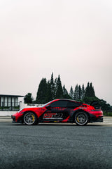 Porsche 911 992 Carrera / 4 / S / 4S (Base Model & With Aero Kit) 2022 2023 2024 with Aftermarket Parts - Side Skirts Pre-preg Carbon Fiber from TAKD Carbon