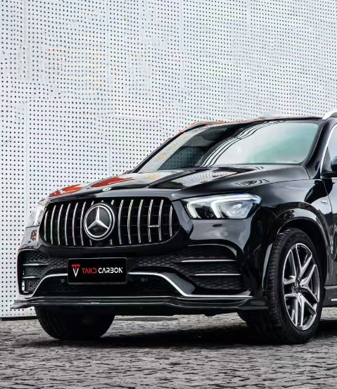 Mercedes Benz GLE-Class AMG GLE53 W167 2019-ON with Aftermarket Parts - Front Lip Dry Pre-preg Carbon Fiber from TAKD Carbon