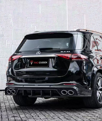 Mercedes Benz GLE-Class AMG GLE53 GLE63S W167 2019-ON with Aftermarket Parts - Rear Diffuser Dry Pre-preg Carbon Fiber from TAKD Carbon