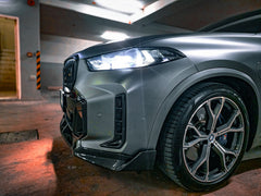 BMW X5 G05 M50i & X/S Drive 40i (with M-Package) Pre-LCI 2019 2020 2021 with Aftermarket Parts - Front Lip Pre-preg Carbon Fiber from TAKD Carbon