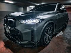 BMW X5 G05 M50i & X/S Drive 40i (with M-Package) Pre-LCI 2019 2020 2021 with Aftermarket Parts - Front Lip Pre-preg Carbon Fiber from TAKD Carbon