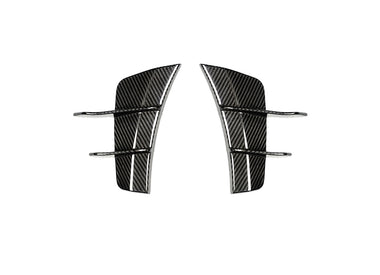 TAKD Carbon Front Canards for Mercedes Benz C-Class AMG C43 C300 W205 Sedan Facelift 2019-2021 Dry Pre-preg Carbon Fiber
