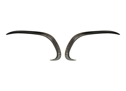 Mercedes Benz C-Class AMG C43 C300 (with sport package) W205 Sedan Facelift 2019 2020 2021 with Aftermarket Parts - Front Intake Cover Dry Pre-preg Carbon Fiber from TAKD Carbon