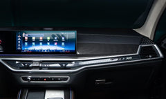 BMW X5 M60i s/x Drive 40i 50e G05 LCI 2024-ON with Aftermarket Parts - Right Center Cover Dry Pre-preg Carbon Fiber from TAKD Carbon