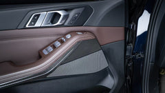 BMW X5 M60i M50i x/s Drive 40i 50e G05 Pre-LCI & LCI 2019-ON with Aftermarket Parts - Door Interior Panel Trim Cover Dry Pre-preg Carbon Fiber from TAKD Carbon