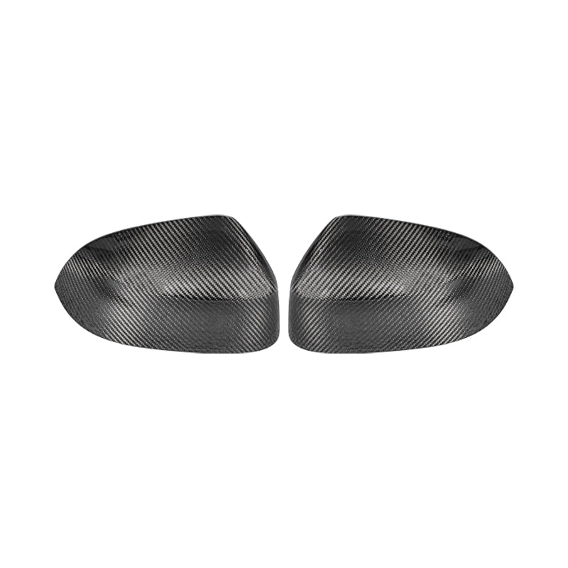 BMW X5 G05 & X6 G06 s/x Drive40/e (Fits Both Pre-LCI & LCI) (Fits Both Left Hand Drive & Right Hand Drive) 2020-ON with Aftermarket Parts - Replacement Mirror Caps Dry Pre-preg Carbon Fiber from TAKD Carbon