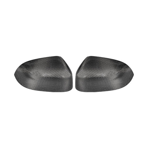 BMW X5 G05 & X6 G06 s/x Drive40/e (Fits Both Pre-LCI & LCI) (Fits Both Left Hand Drive & Right Hand Drive) 2020-ON with Aftermarket Parts - Replacement Mirror Caps Dry Pre-preg Carbon Fiber from TAKD Carbon