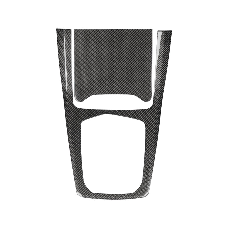 BMW X5 M60i s/x Drive 40i 50e G05 LCI 2024-ON with Aftermarket Parts - Center Control Trim Cover Dry Pre-preg Carbon Fiber from TAKD Carbon