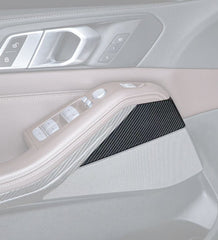 BMW X5 M60i M50i x/s Drive 40i 50e G05 Pre-LCI & LCI 2019-ON with Aftermarket Parts - Door Interior Panel Trim Cover Dry Pre-preg Carbon Fiber from TAKD Carbon
