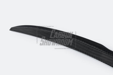 BMW 4 M50 / e Drive 40 (with M-package bumper, does not fit base model) G26 2022 2023 2024 & 4 Series Gran Coupe M440i 430i (with M-package bumper, does not fit base model) G26 2022 2023 2024 with Aftermarket Parts - Rear Spoiler Pre-preg Carbon Fiber from TAKD Carbon