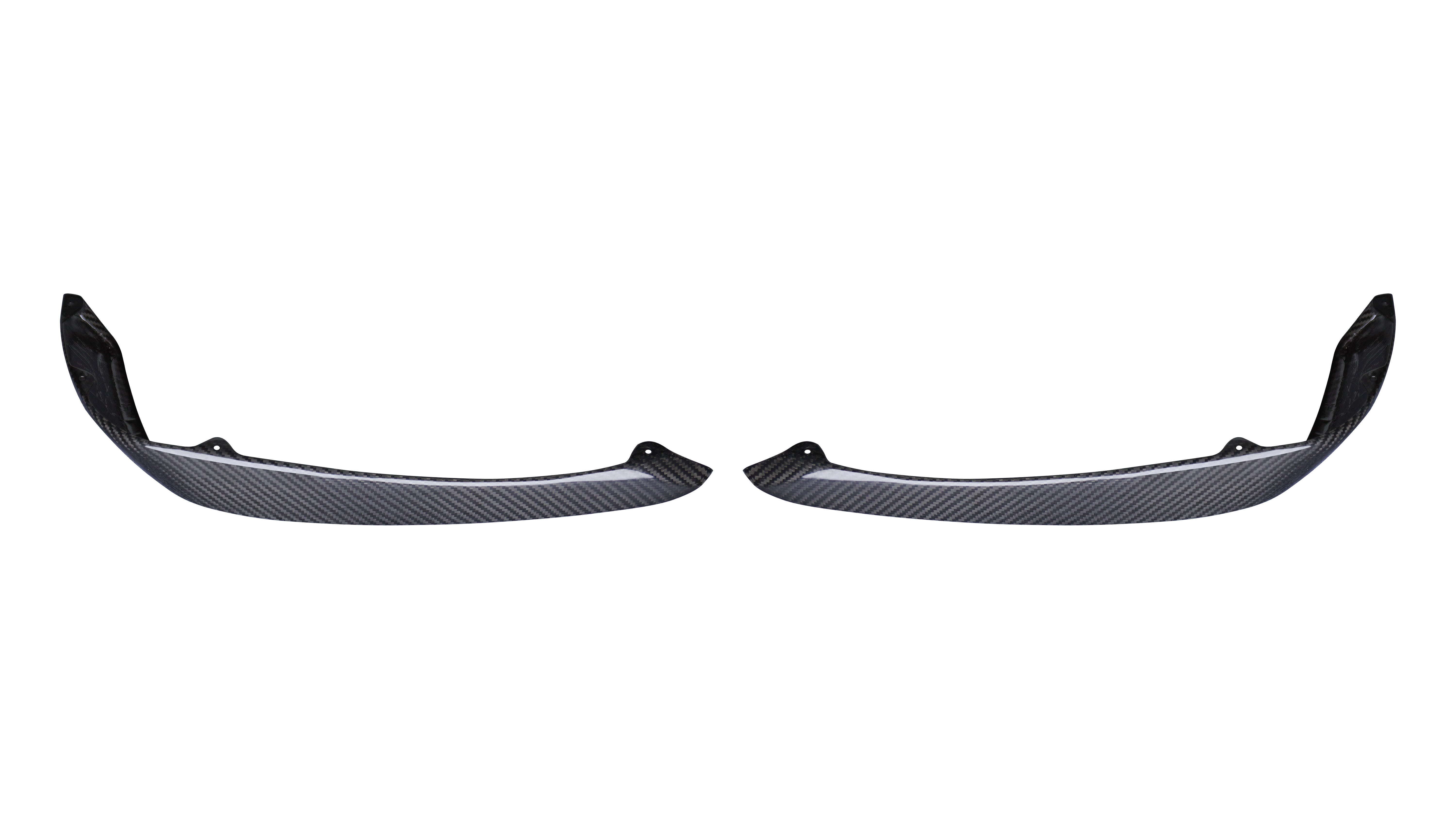 Mercedes C-Class C63/C63S (fits both Pre-Facelift & Facelift) W205 2015 2016 2017 2018 2019 2020 2021 with Aftermarket Parts - V2 Front Lip Pre-preg Carbon Fiber from TAKD Carbon