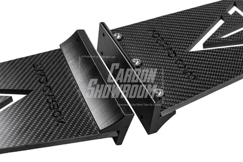 Porsche 718 Cayman / Boxster / GTS 2017-ON with Aftermarket Parts - V1 Rear Wing Pre-preg Carbon Fiber from TAKD Carbon