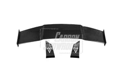 Porsche 718 Cayman / Boxster / GTS 2017-ON with Aftermarket Parts - V1 Rear Wing Pre-preg Carbon Fiber from TAKD Carbon