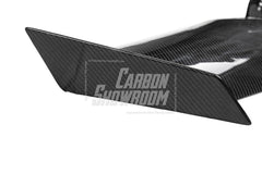 Porsche 718 Cayman / Boxster / GTS 2017-ON with Aftermarket Parts - V1 Rear Wing Pre-preg Carbon Fiber from TAKD Carbon