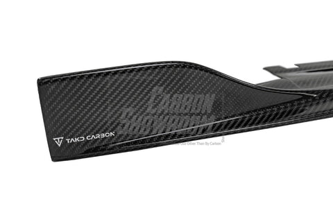 Porsche Panamera 4 & 4S & Turbo 971 (fits both pre-facelift & facelift) 2017-ON with Aftermarket Parts - Side Skirts Pre-preg Carbon Fiber from TAKD Carbon