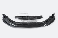 Porsche Panamera 971.2 RWD/Base/4/4S (without sport design bumper) 2017 2018 2019 2020 2021 2022 2023 with Aftermarket Parts - V1 Front Lip Pre-preg Carbon Fiber from TAKD Carbon