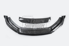 Porsche Panamera 971.2 RWD/Base/4/4S (without sport design bumper) 2017 2018 2019 2020 2021 2022 2023 with Aftermarket Parts - V1 Front Lip Pre-preg Carbon Fiber from TAKD Carbon