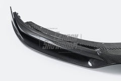 Porsche Panamera 971.2 RWD/Base/4/4S (without sport design bumper) 2017 2018 2019 2020 2021 2022 2023 with Aftermarket Parts - V1 Front Lip Pre-preg Carbon Fiber from TAKD Carbon