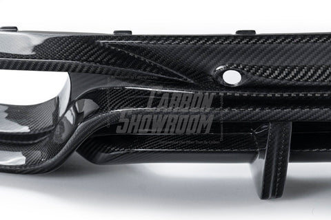 Porsche Panamera 4 & 4S & Turbo 971 (fits both pre-facelift & facelift) 2017-ON with Aftermarket Parts - Rear Diffuser Pre-preg Carbon Fiber from TAKD Carbon
