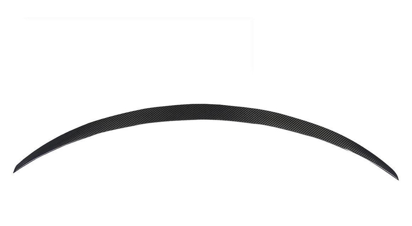 Tesla Model 3 / Performance 2017-2023 with Aftermarket Parts - Pre-preg Carbon Fiber Rear Spoiler from TAKD Carbon