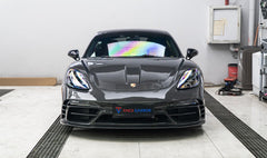 Porsche 718 Boxster / Cayman (all models, including GTS / GT4 / GT4RS / Spyder) & 911 991.1 991.2 (all models, including Carrera S / 4S / T / GTS / 4 GTS / Targa / GT3 / GT3 RS / R / Turbo / Turbo S / GT2 RS with Aftermarket Parts - V2 Style Hood Bonnet Pre-preg Carbon Fiber from TAKD Carbon