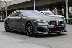BMW 8 Series 840i (With M-Package Bumper) M850i G14 G15 G16 2018-ON with Aftermarket Parts - V2 Style Carbon Fiber Front Canards from TAKD Carbon