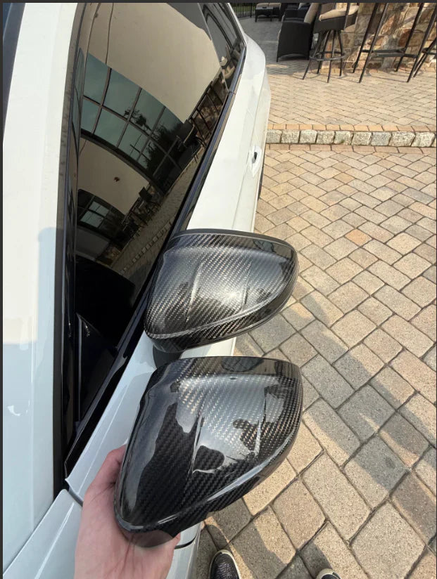 TAKD Carbon Mirror Caps For Audi RS5 S5 A5 & RS4 S4 A4 B9/B9.5 Carbon Fiber