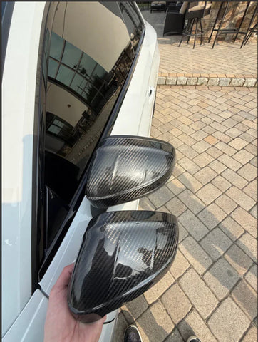 TAKD Carbon Mirror Caps For Audi RS5 S5 A5 & RS4 S4 A4 B9/B9.5 Carbon Fiber