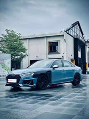 Audi S4 A4 B9.5 2020-ON with Aftermarket Parts - Front Fenders Pre-preg Carbon Fiber from TAKD Carbon