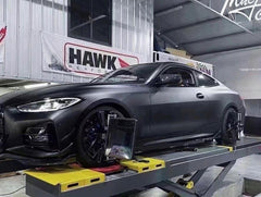 BMW 4 Series 430i (with M-package bumper, does not fit base model) M440i G22 G23 2020-ON with Aftermarket Parts - Front Canards Pre-preg Carbon Fiber from TAKD Carbon