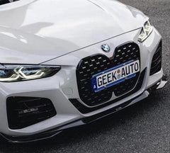 BMW 4 Series 430i (with M-package bumper, does not fit base model) M440i G22 G23 2020-ON with Aftermarket Parts - Front Lip Carbon Fiber from TAKD Carbon