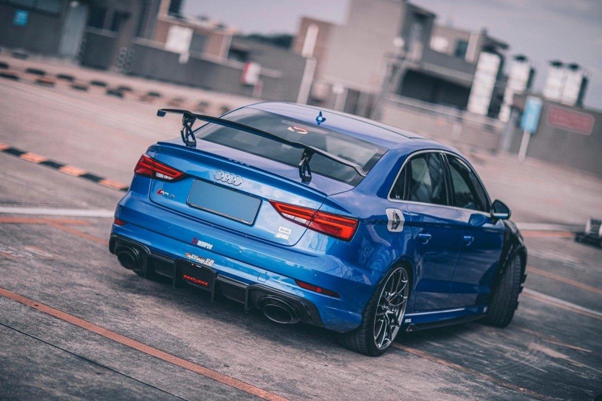 Audi RS3 8V.5 2018-2020 Aftermarket Parts - TAKD Carbon Rear Diffuser ...