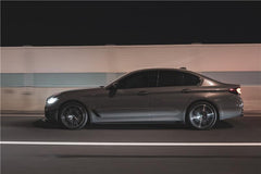 BMW 5 series M550 540 530 G30 (fits both Pre-LCI & LCI) 2017 2018 2019 2020 2021 2022 2023 2024 with Aftermarket Parts - Side Skirts Pre-preg Carbon Fiber from TAKD Carbon