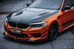 BMW M5 / M5C / M5CS F90 (fits both Pre-LCI & LCI) 2018 2019 2020 2021 2022 2023 2024 with Aftermarket Parts - Side Skirts from TAKD Carbon