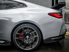 BMW M4 / M4C G82 2021 2022 2023 2024 & 4 series 430i M440i G22 G23 2021 2022 2023 2024 with Aftermarket Parts - Extreme Style Rear GT Wing Pre-preg Carbon Fiber from TAKD Carbon