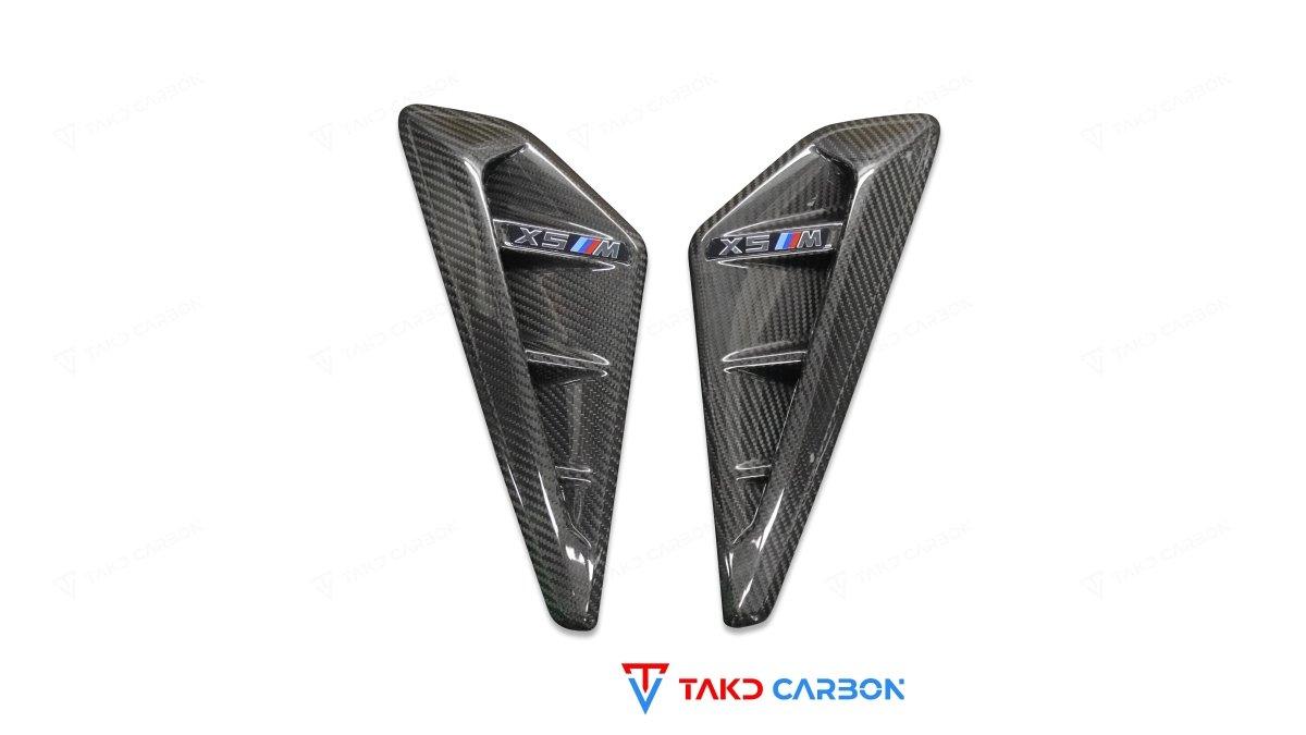 TAKD Carbon Fiber Fender Trim Replacement for BMW X5 G05 M50i X/S Drive 40i 2019-ON - Performance SpeedShop
