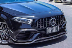 Mercedes Benz A-Class A45 W177 2019-ON with Aftermarket Parts - Front Bumper Pre-preg Carbon Fiber Surround from TAKD Carbon