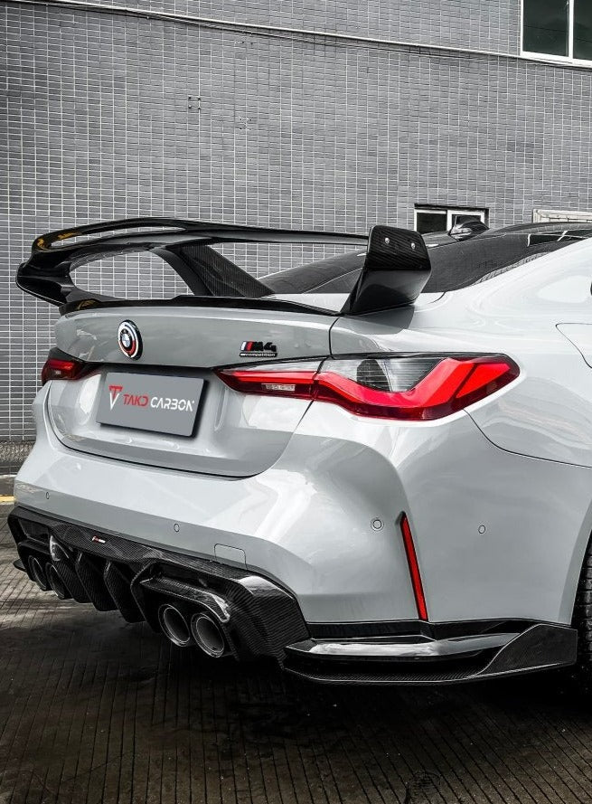 TAKD Carbon Fiber Rear Diffuser & Canards for BMW M4 G82 G83 2021-ON - Performance SpeedShop