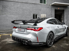 TAKD Carbon Fiber Rear Diffuser & Canards for BMW M4 G82 G83 2021-ON - Performance SpeedShop