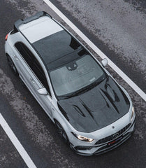 Mercedes Benz CLA-Class CLA45/CLA35/CLA250 C118 2020-ON & A-Class A45/A35/A250/A220 W177 2019-ON with Aftermarket Parts - Hood Pre-preg Carbon Fiber from TAKD Carbon