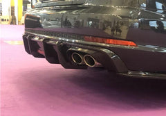 TAKD Carbon Carbon Fiber Rear Diffuser Ver.2 for Audi A4 S-Line & S4 2017-2019 B9
