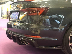 TAKD Carbon Carbon Fiber Rear Diffuser Ver.2 for Audi A4 S-Line & S4 2017-2019 B9