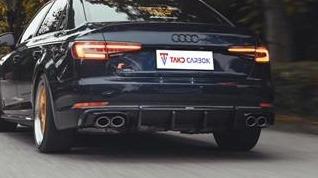 TAKD Carbon Carbon Fiber Rear Diffuser Ver.1 for Audi A4 S-Line & S4 2017-2019 B9