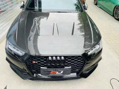 TAKD Carbon Carbon Fiber Hood Bonnet Ver.1 for Audi A4 & S4 2017-ON B9 B9.5