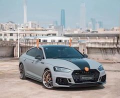 TAKD Carbon Carbon Fiber Hood Bonnet Ver.2 for Audi A4 & S4 2017-ON B9 B9.5