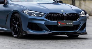 TAKD Carbon Dry Carbon Fiber Front Lip Ver.2 for BMW G14 G15 G16 8 Series 840i 850i
