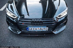 TAKD Carbon Dry Carbon Fiber Front Lip for Audi S5 & A5 S Line 2017-2019 B9