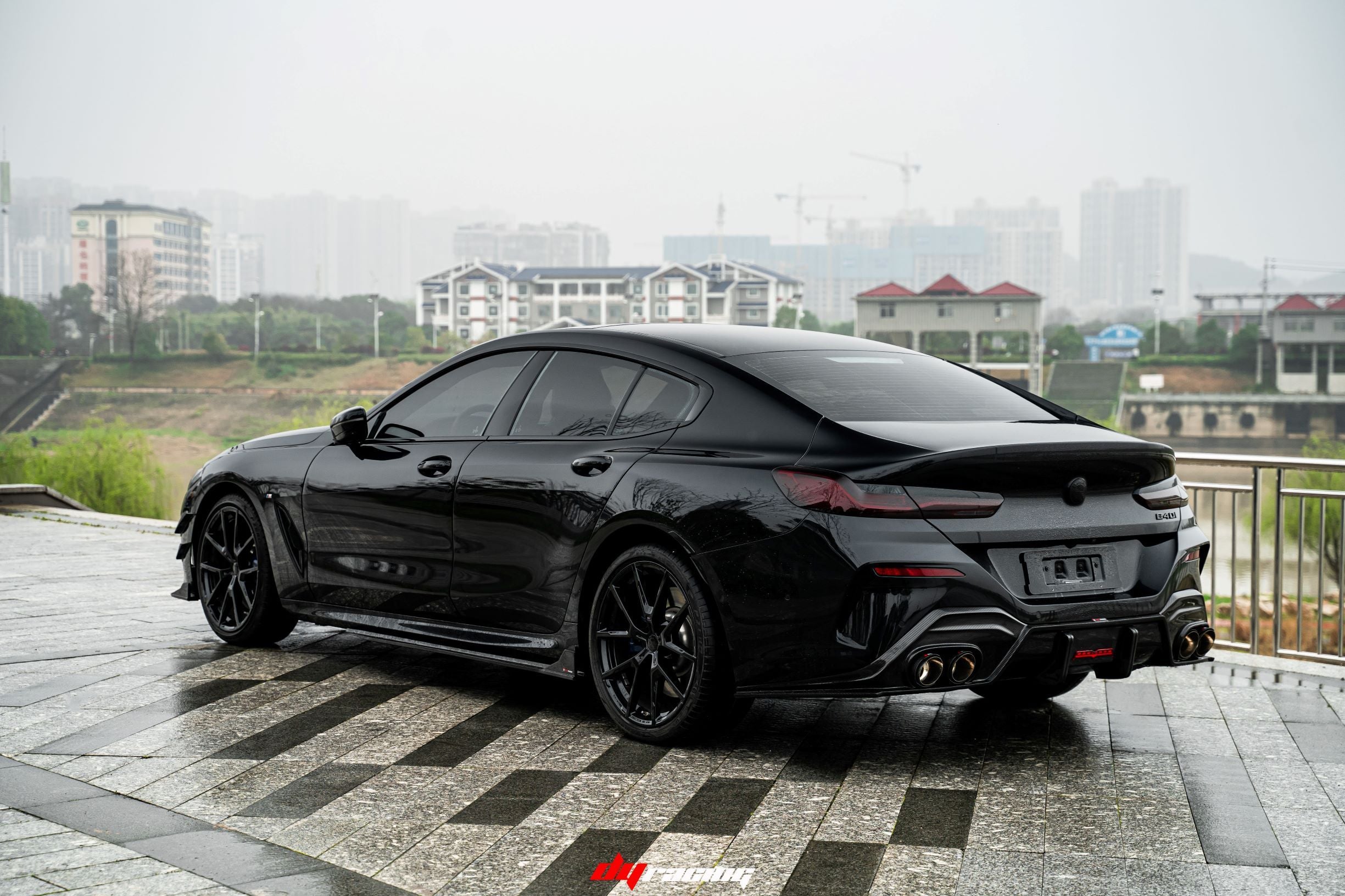 TAKD Carbon Dry Carbon Fiber Rear Diffuser Ver.1 for BMW G14 G15 G16 8 Series 840i 850i